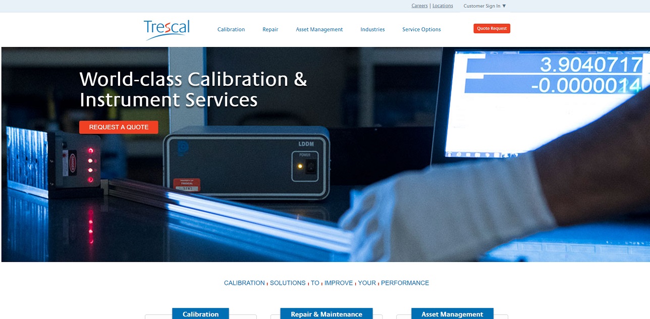 Calibration Solutions, Inc. Calibrating Services