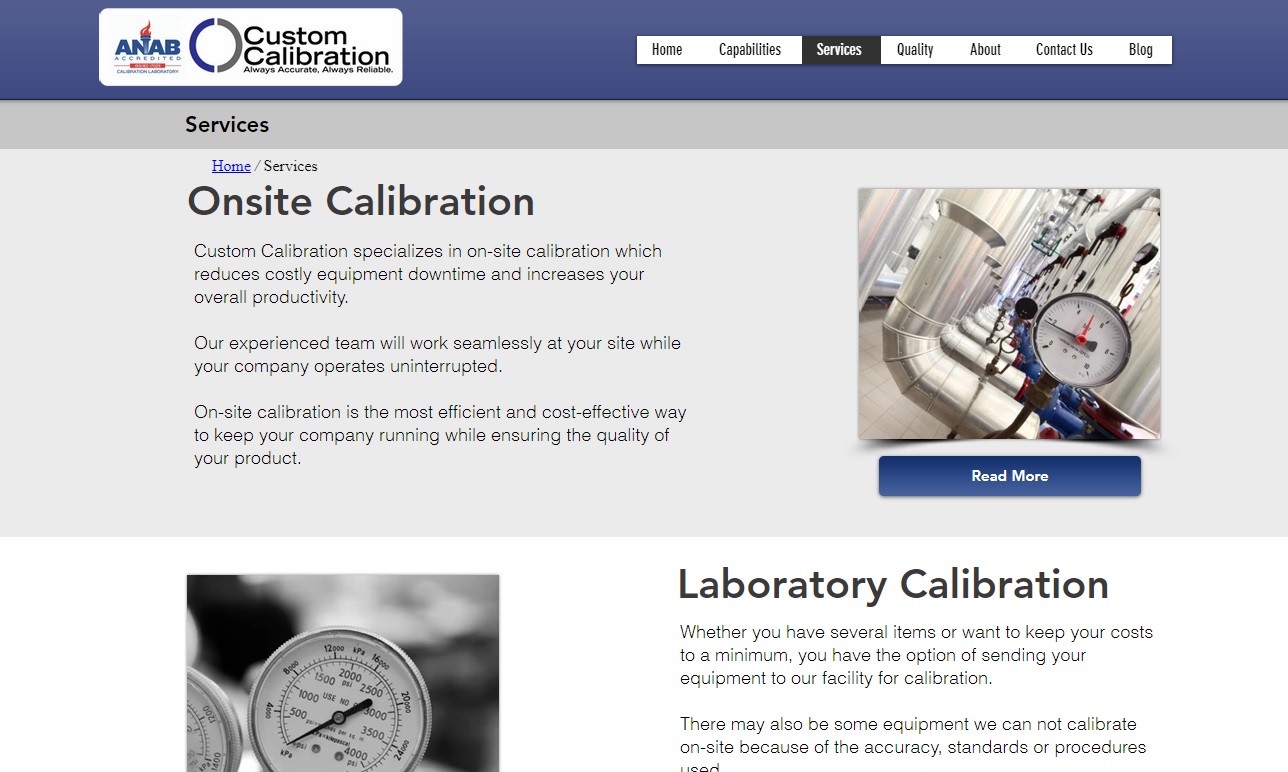 Custom Calibration Inc.